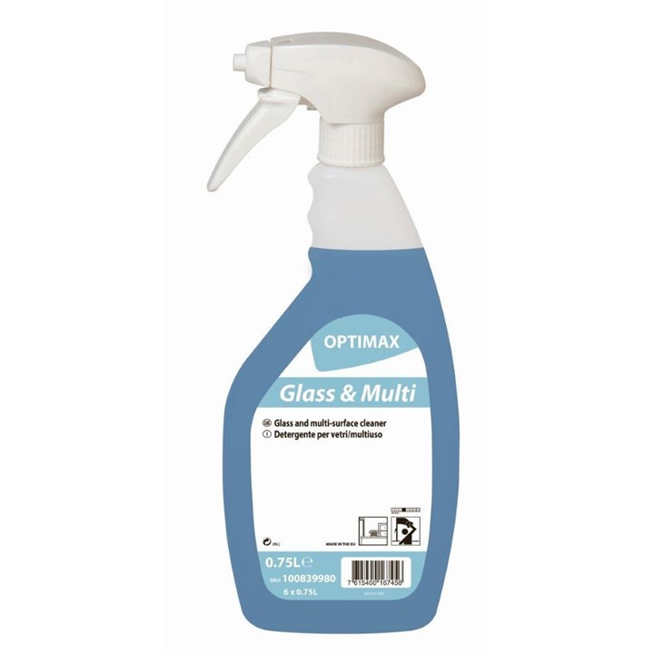 OPTIMAX Glass and Multi Surface Cleaner 6X750ml 