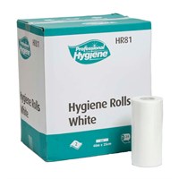 HYGIENE ROLL 2PLY WHITE 10" 