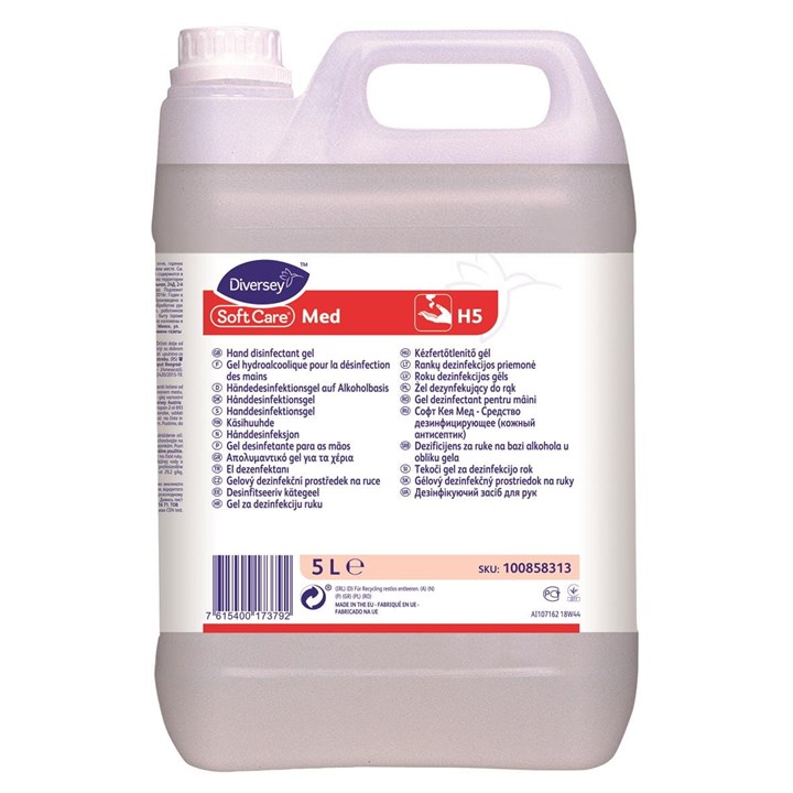 SOFT CARE MED H5 HAND DISINFECTANT 2X5L W3895