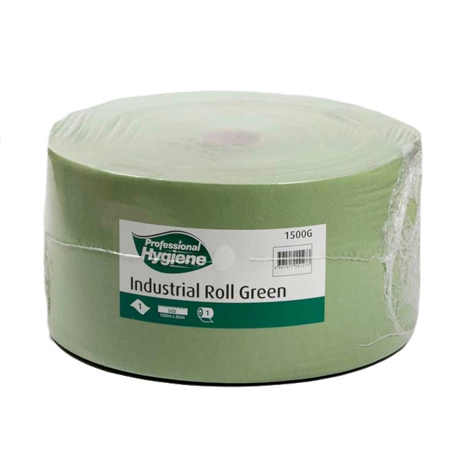 GREEN INDUSTRIAL ROLL 1 PLY X 1