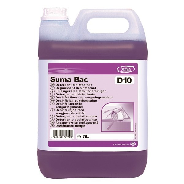 SUMA BAC CONC D10 - Cleaner  Sanitizer - POUCH