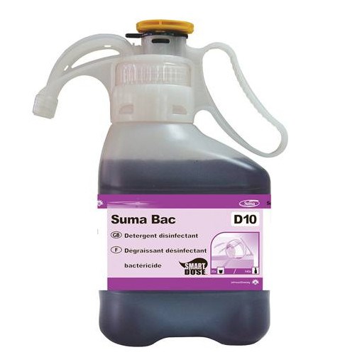 Suma Bac D10 Sanitiser - Cleaner  Sanitizer -smartdose 1.4ltr
