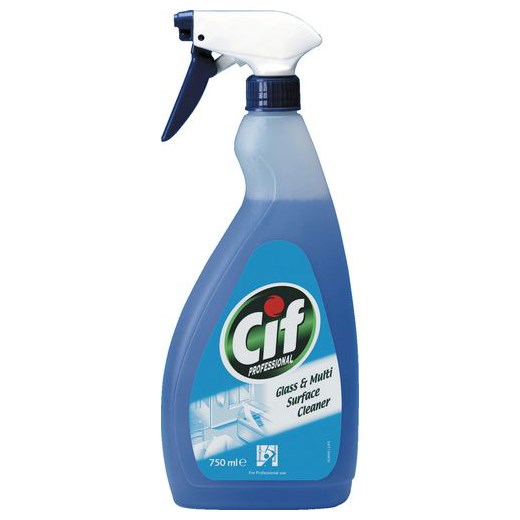 CIF GLASS MULTISURFACE CLEANER 6X750ML