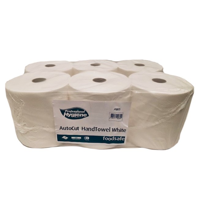 AUTOCUT ROLL WHITE 2PLY 