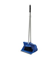 Long Handled Dustpan and Brush Set BLUE