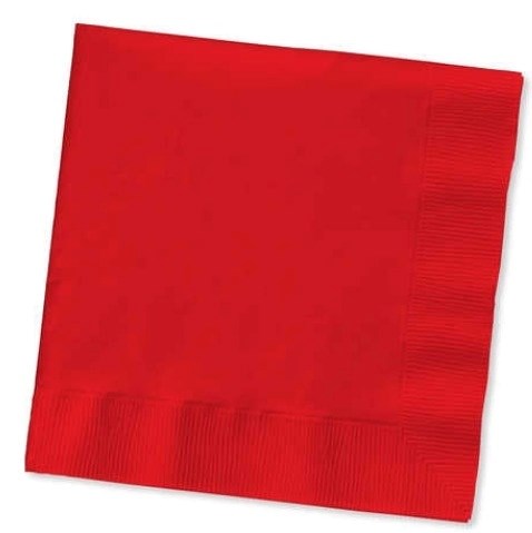 Ooops Red Napkin 2ply 40x40 1/4fold