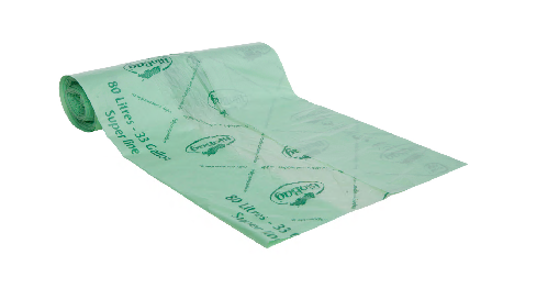 80ltr Leafware Compostable Bags Std Print 200 660x1120
