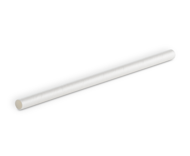 LEAFWARE WHITE PAPER STRAW 210X10MM