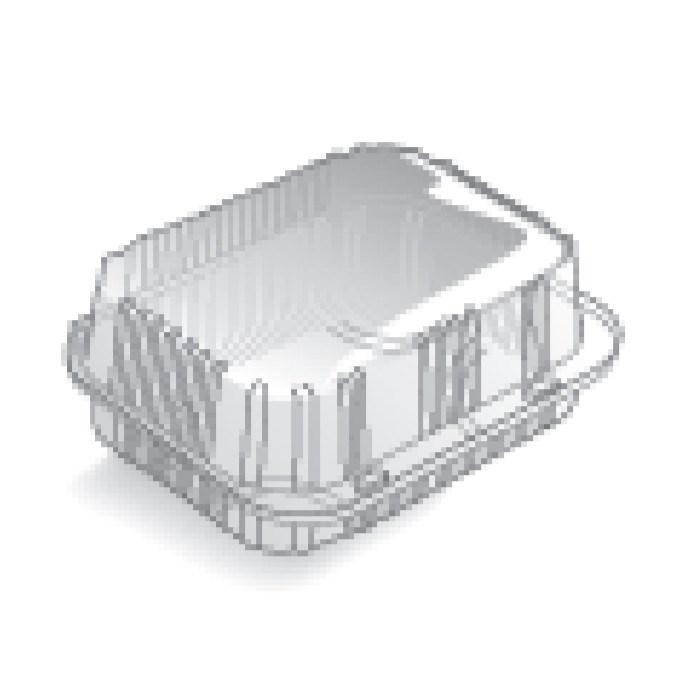 05H70  Single Cake Container - 100x100x70mm