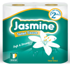 JASMINE TOILET ROLL 2PLY 200 SHEETS