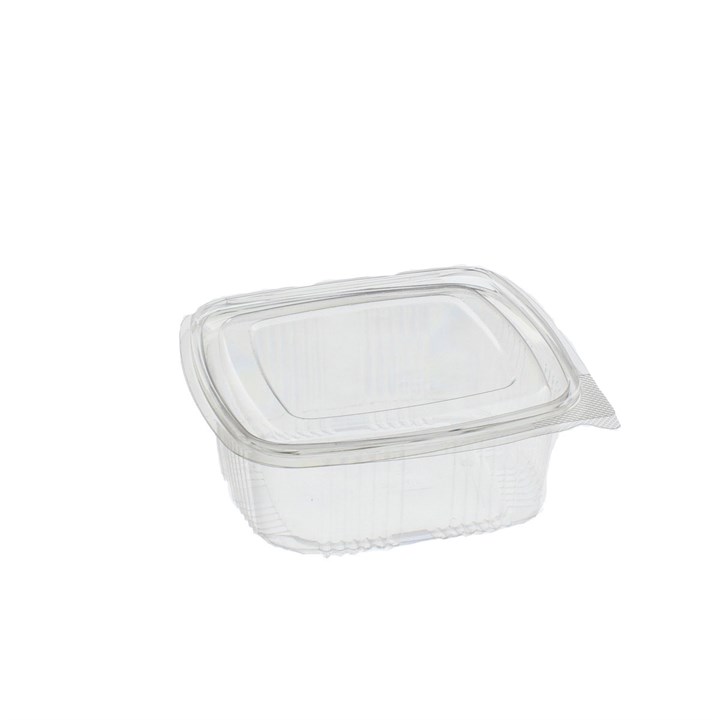 SQUARE SALAD CONTAINER 1000CC (L)175mm (W)166mm (H)66mm