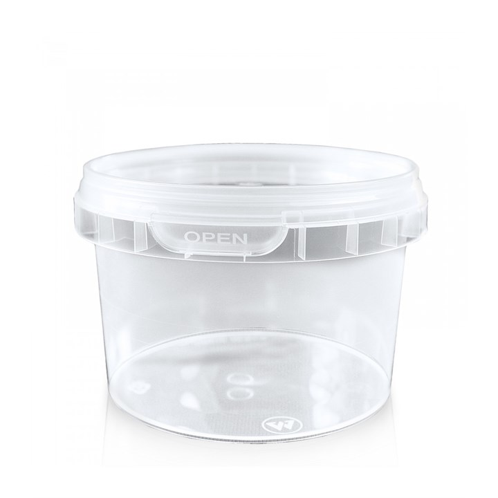 1.2ltr Ringlock Clear container and lid 199