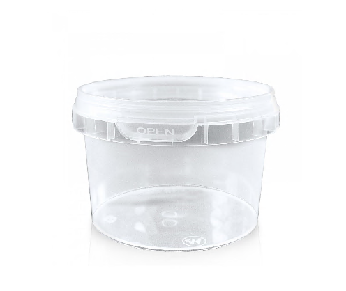 520ml Clear Container and Lid 405s Ring Lock