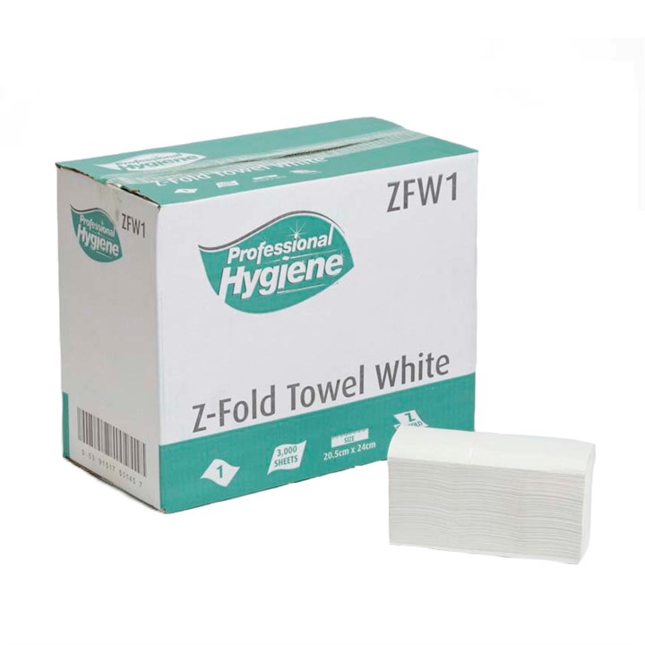 Z-FOLD HAND TOWELS 1 PLY 200 SHEETS 