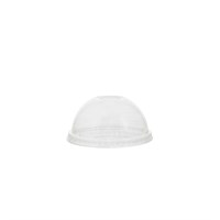 95MM PLA DOME LID WITH HOLE FOR 12-16OZ CUPS 1011445