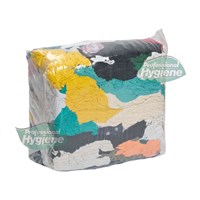 COLOURED COTTON WIPING RAG - 9KG BALE