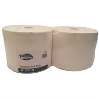 INDUSTRIAL ROLL 2PLY WHITE