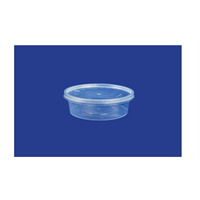 8oz clear Microwave Container with Lid 