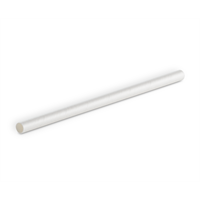 LEAFWARE WHITE PAPER STRAW 210X10MM