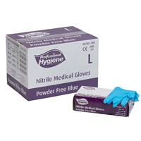 Professional Hygiene Nitrile Blue Powder Free Gloves