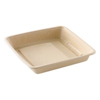 PUL49132  950ml Square Pulp Container 23 x 23 x 3 cm high 300