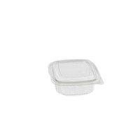  SQUARE SALAD CONTAINER 250CC (L)117mm (W)112.5mm (H)41mm