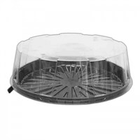 9" DOME LID CLEAR