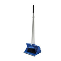Long Handled Dustpan and Brush Set BLUE