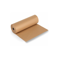450mm x 225mtr 88GSM MG BROWN RIBBED KRAFT PAPER ON ROLL