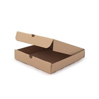 PIZZA SLICE BOX KRAFT BROWN PLAIN 6x12"